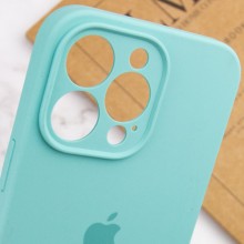Чехол Silicone Case Full Camera Protective (AA) для Apple iPhone 13 Pro Max (6.7") – Бирюзовый