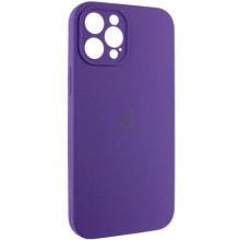 Чехол Silicone Case Full Camera Protective (AA) для Apple iPhone 13 Pro Max (6.7") – Фиолетовый