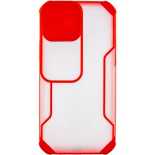 Чохол Camshield matte Ease TPU зі шторкою для Apple iPhone 13 Pro Max (6.7") – Червоний