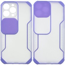 Чехол Camshield matte Ease TPU со шторкой для Apple iPhone 13 Pro Max (6.7") – Сиреневый