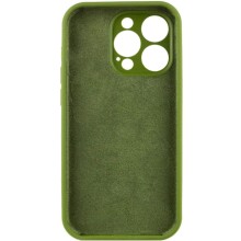 Чохол Silicone Case Full Camera Protective (AA) NO LOGO для Apple iPhone 13 Pro Max (6.7") – Зелений