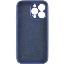 Чохол Silicone Case Full Camera Protective (AA) NO LOGO для Apple iPhone 13 Pro Max (6.7") – Синій