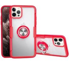 TPU+PC чохол Deen CrystalRing for Magnet (opp) для Apple iPhone 13 Pro Max (6.7") – Безбарвний