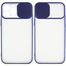 Чехол Camshield mate TPU со шторкой для камеры для Apple iPhone 13 Pro Max (6.7") – Синий