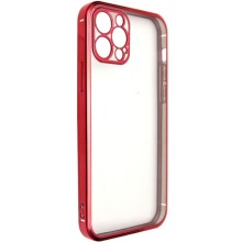 Прозрачный силиконовый чехол глянцевая окантовка Full Camera для Apple iPhone 13 Pro Max (6.7")