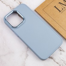 TPU чехол Bonbon Metal Style для Apple iPhone 13 Pro Max (6.7") – Голубой