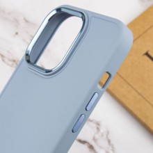 TPU чехол Bonbon Metal Style для Apple iPhone 13 Pro Max (6.7") – Голубой