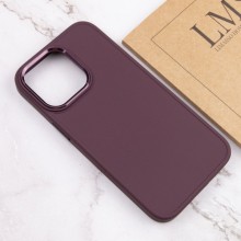 TPU чехол Bonbon Metal Style для Apple iPhone 13 Pro Max (6.7") – Бордовый