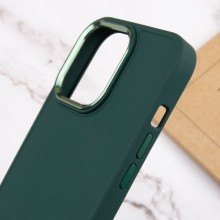 TPU чехол Bonbon Metal Style для Apple iPhone 13 Pro Max (6.7") – Зеленый