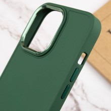 TPU чехол Bonbon Metal Style для Apple iPhone 13 Pro Max (6.7") – Зеленый