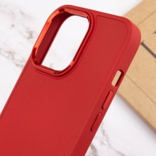 TPU чехол Bonbon Metal Style для Apple iPhone 13 Pro Max (6.7") – Красный