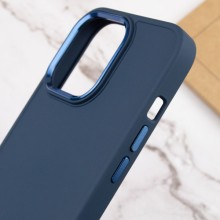 TPU чехол Bonbon Metal Style для Apple iPhone 13 Pro Max (6.7") – Синий