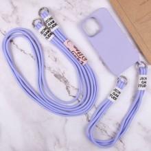 Чохол TPU two straps California для Apple iPhone 13 Pro Max (6.7") – Бузковий