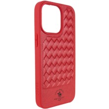 Кожаный чехол Polo Santa Barbara для Apple iPhone 13 Pro Max (6.7") – Red