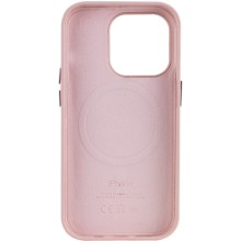 Шкіряний чохол Leather Case (AA Plus) with MagSafe для Apple iPhone 13 Pro Max (6.7") – Sand Pink