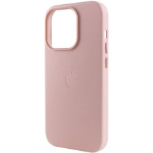 Шкіряний чохол Leather Case (AA Plus) with MagSafe для Apple iPhone 13 Pro Max (6.7") – Sand Pink