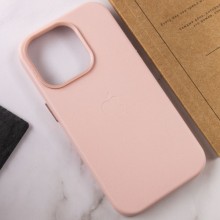 Кожаный чехол Leather Case (AA Plus) with MagSafe для Apple iPhone 13 Pro Max (6.7") – Sand Pink