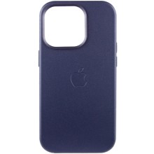 Кожаный чехол Leather Case (AA Plus) with MagSafe для Apple iPhone 13 Pro Max (6.7") – Violet