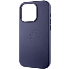 Шкіряний чохол Leather Case (AA Plus) with MagSafe для Apple iPhone 13 Pro Max (6.7") – Violet