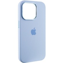 Чохол Silicone Case Metal Buttons (AA) для Apple iPhone 13 Pro Max (6.7") (Блакитний)