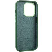 Чехол Silicone Case Metal Buttons (AA) для Apple iPhone 13 Pro Max (6.7") – Зеленый