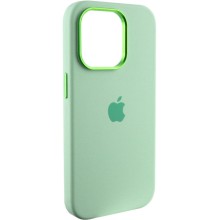 Чехол Silicone Case Metal Buttons (AA) для Apple iPhone 13 Pro Max (6.7") – Зеленый