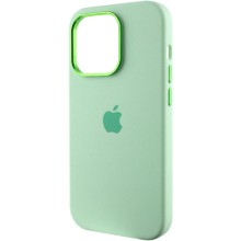 Чехол Silicone Case Metal Buttons (AA) для Apple iPhone 13 Pro Max (6.7") – Зеленый