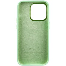 Чехол Silicone Case Metal Buttons (AA) для Apple iPhone 13 Pro Max (6.7") – Зеленый