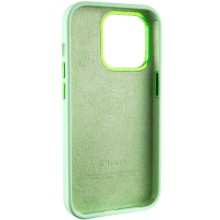 Чехол Silicone Case Metal Buttons (AA) для Apple iPhone 13 Pro Max (6.7") – Зеленый