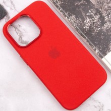 Чехол Silicone Case Metal Buttons (AA) для Apple iPhone 13 Pro Max (6.7") – Красный