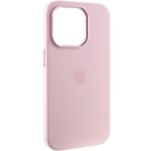 Чохол Silicone Case Metal Buttons (AA) для Apple iPhone 13 Pro Max (6.7") (Рожевий)