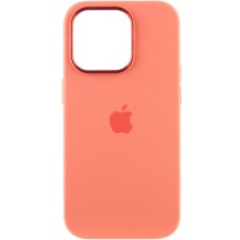 Чехол Silicone Case Metal Buttons (AA) для Apple iPhone 13 Pro Max (6.7") – Розовый