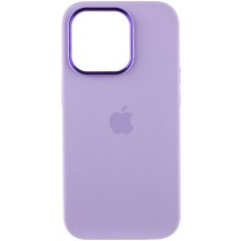 Чехол Silicone Case Metal Buttons (AA) для Apple iPhone 13 Pro Max (6.7") – Сиреневый