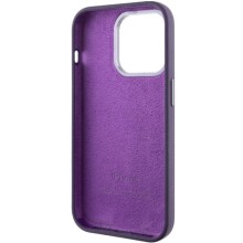 Чехол Silicone Case Metal Buttons (AA) для Apple iPhone 13 Pro Max (6.7") – Фиолетовый