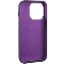 Чехол Silicone Case Metal Buttons (AA) для Apple iPhone 13 Pro Max (6.7") – Фиолетовый