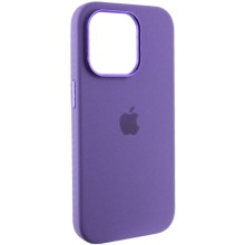 Чехол Silicone Case Metal Buttons (AA) для Apple iPhone 13 Pro Max (6.7") – Фиолетовый