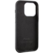 Чехол Silicone Case Metal Buttons (AA) для Apple iPhone 13 Pro Max (6.7") – Черный