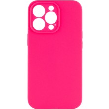 Чехол Silicone Case Full Camera Protective (AA) NO LOGO для Apple iPhone 13 Pro Max (6.7") (Розовый)