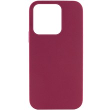 Чехол Silicone Case Full Protective (AA) NO LOGO для Apple iPhone 13 Pro Max (6.7") (Бордовый)