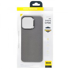 Чохол TPU+PC Carbon with MagSafe для Apple iPhone 13 Pro Max (6.7") – Grey