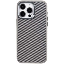 Чохол TPU+PC Carbon with MagSafe для Apple iPhone 13 Pro Max (6.7") – Grey