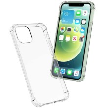 TPU чохол GETMAN Ease logo посилені кути для Apple iPhone 13 Pro Max (6.7") – Прозорий