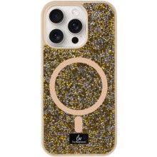 TPU чехол Bling World Rock Diamond with MagSafe для Apple iPhone 13 Pro Max (6.7") – Золотой