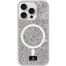 TPU чохол Bling World Rock Diamond with MagSafe для Apple iPhone 13 Pro Max (6.7") – Срібний