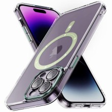 Чехол TPU+PC Colorful with MagSafe для Apple iPhone 13 Pro Max (6.7") – Зеленый