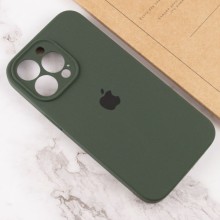 Чехол Silicone Case Full Camera Protective (AA) для Apple iPhone 13 Pro Max (6.7") – Зеленый