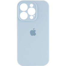 Чехол Silicone Case Full Camera Protective (AA) для Apple iPhone 13 Pro Max (6.7") – Голубой