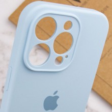 Чехол Silicone Case Full Camera Protective (AA) для Apple iPhone 13 Pro Max (6.7") – Голубой