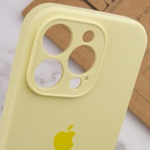 Чехол Silicone Case Full Camera Protective (AA) для Apple iPhone 13 Pro Max (6.7") – Желтый