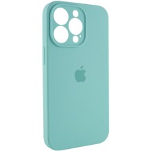 Чехол Silicone Case Full Camera Protective (AA) для Apple iPhone 13 Pro Max (6.7") – Бирюзовый